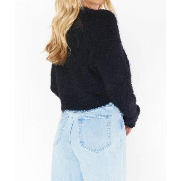 NEW SHOW ME YOUR MUMU tea time cardi in black - Picture 3 of 5